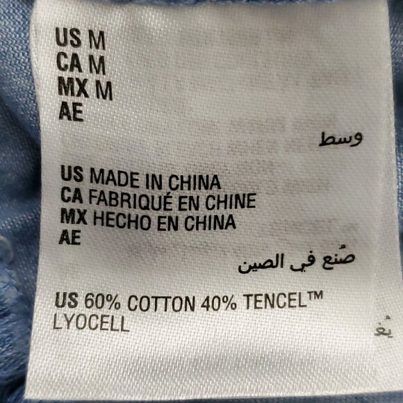 INC Flowy Tiered Chambray Maxi Skirt - Picture 11 of 13